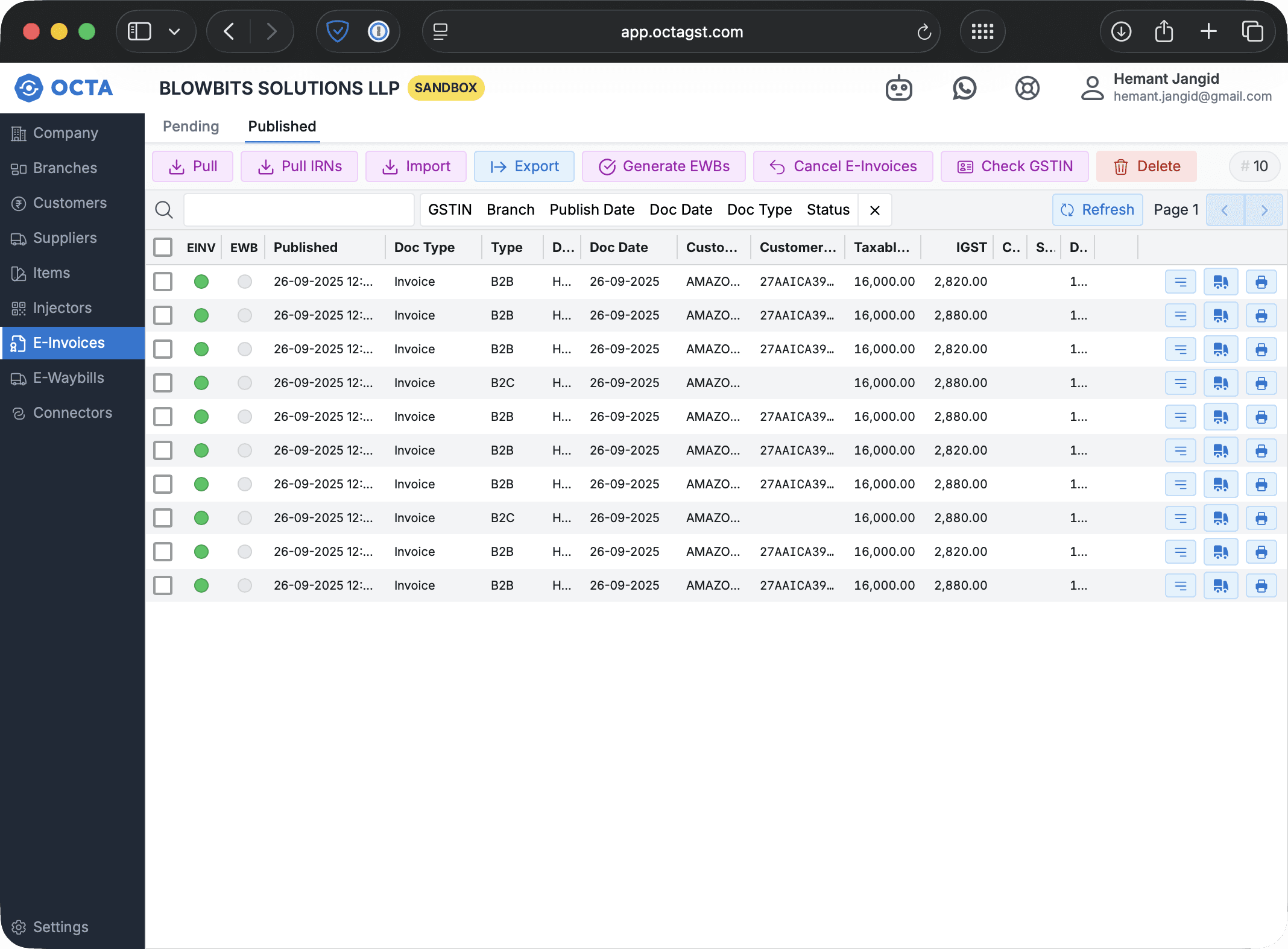E-Invoice Hub